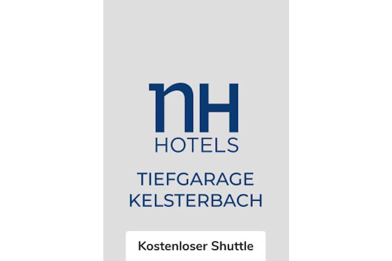 Wortmarke NH HOTELS TIEFGARAGE KELSTERBACH.